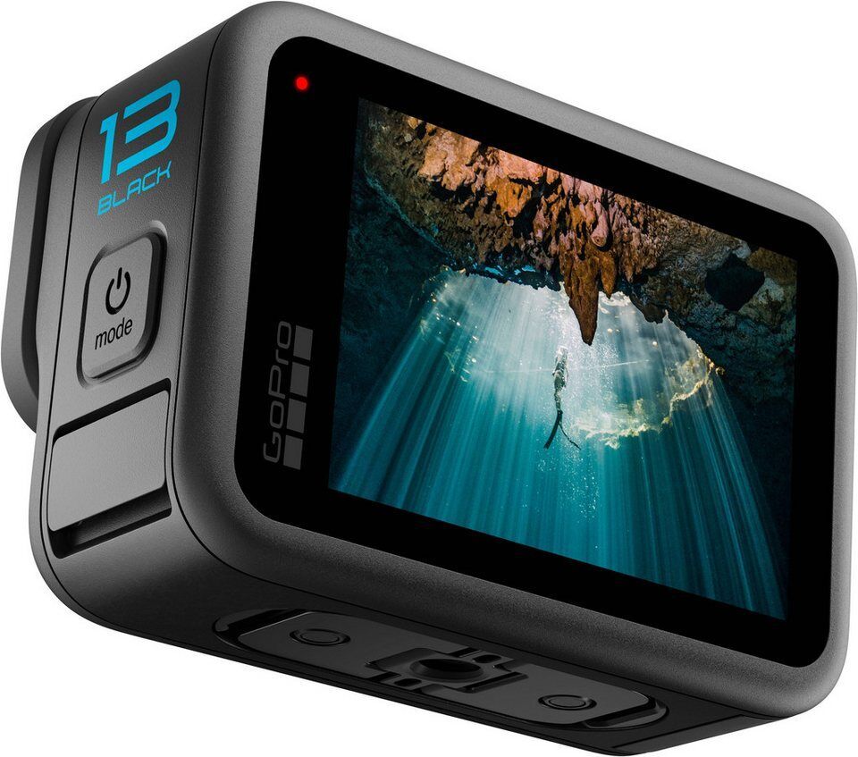 GoPro HERO13 Black + Zubehör-Bundle Action Cam (5,3K, Bluetooth, WLAN (Wi-Fi)