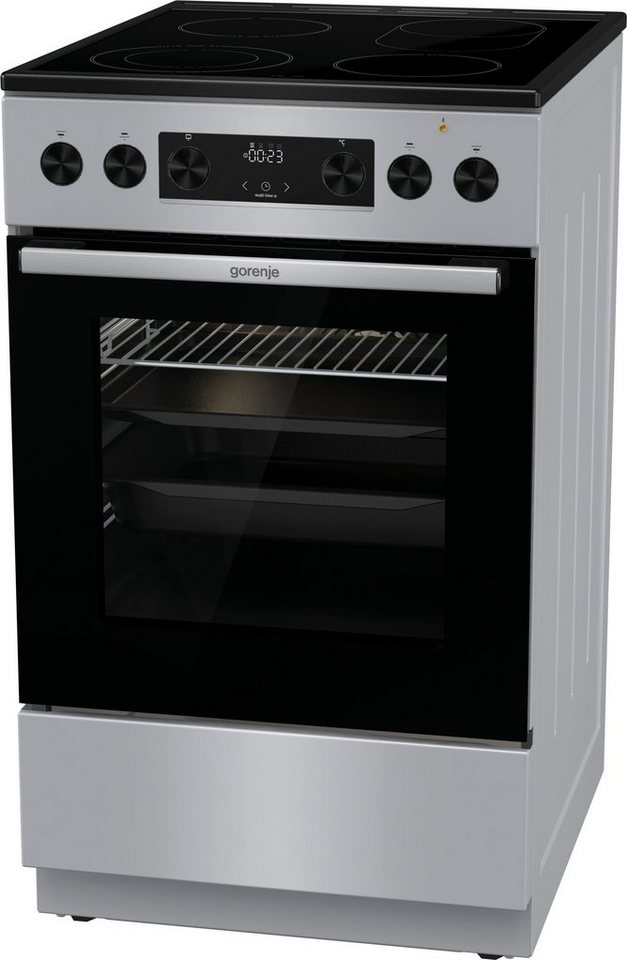 GORENJE Elektro-Standherd GECS5C7, Aqua Clean, Knusprig genießen – ganz ohne Ext