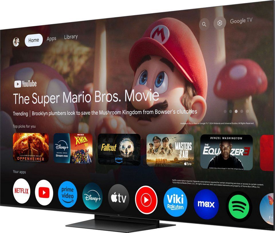 TCL 75Q7CX1 Mini-LED-Fernseher (189 cm/75 Zoll, 4K Ultra HD, Google TV, Smart-TV
