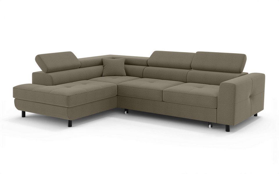 OTTO home Ecksofa AADEN Schlafsofa 254 cm - OTTO. Verlässliche Qualität., mit Be