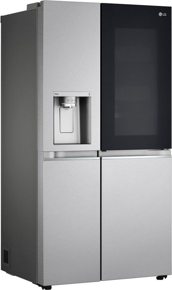 LG Side-by-Side GSXV90BSDE, 179 cm hoch, 91,3 cm breit, Craft Ice Bereiter, Inst