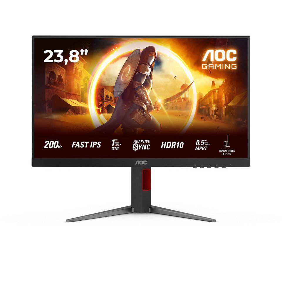 AOC 24G4HA Gaming-Monitor (60,5 cm/24 ", 1920 x 1080 px, Full HD, 1 ms Reaktions