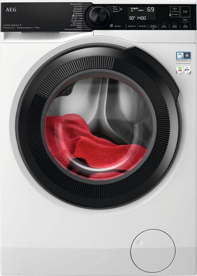 AEG Waschmaschine Serie 7000 LR7EA610FL 914501652, 10 kg, 1600 U/min, UniversalD