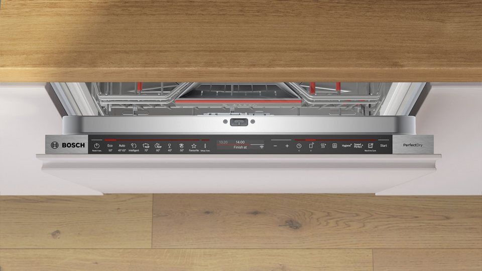 BOSCH vollintegrierbarer Geschirrspüler Serie 8 SMD8TCX04E, 14 Maßgedecke