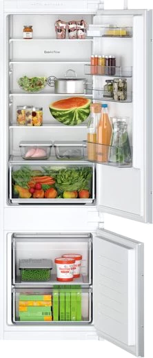 BOSCH Einbaukühlgefrierkombination Serie 2 KIV87NSE0, 177,2 cm hoch, 54,1 cm breit