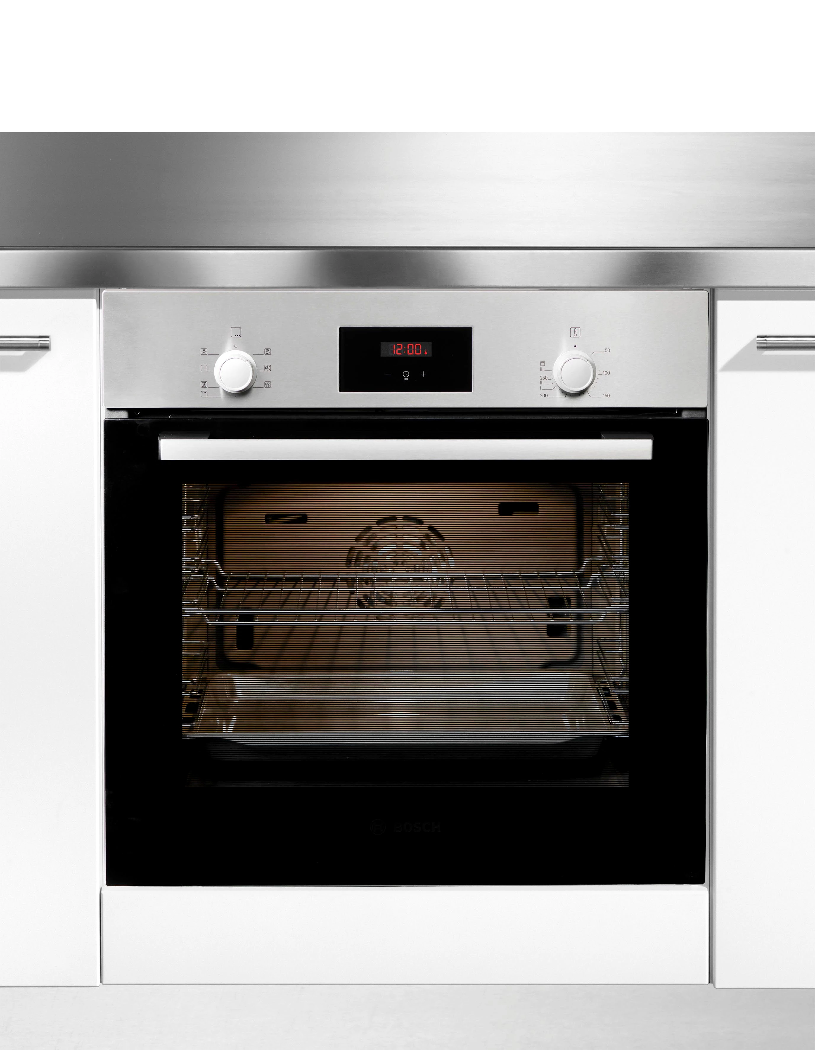 BOSCH Backofen-Set HBD231VR61, mit Teleskopauszug nachrüstbar, ecoClean Direct
