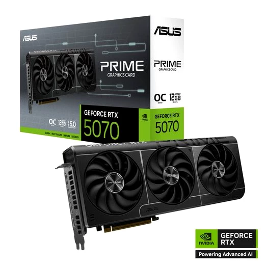 Asus PRIME GeForce RTX 5070 Grafikkarte (12 GB, GDDR7)