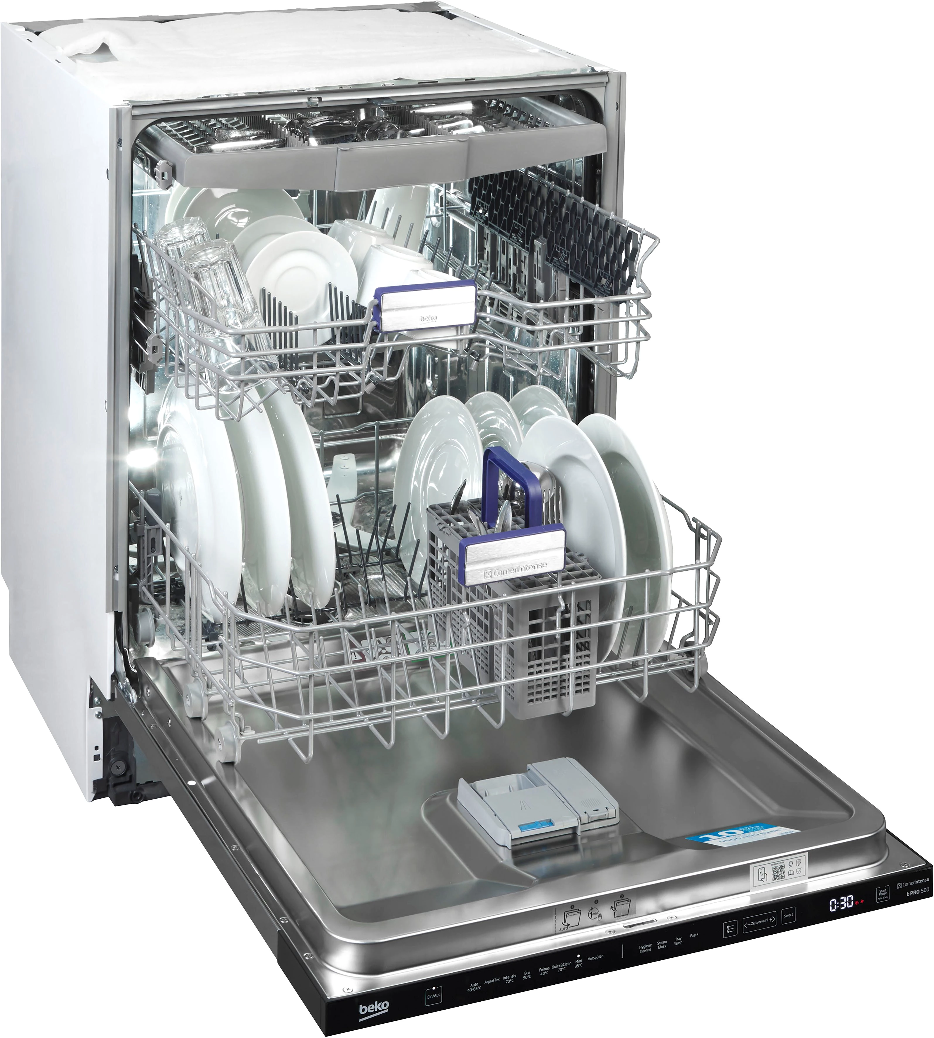 BEKO vollintegrierbarer Geschirrspüler BDIN38561C, 14 Maßgedecke, SelfDry