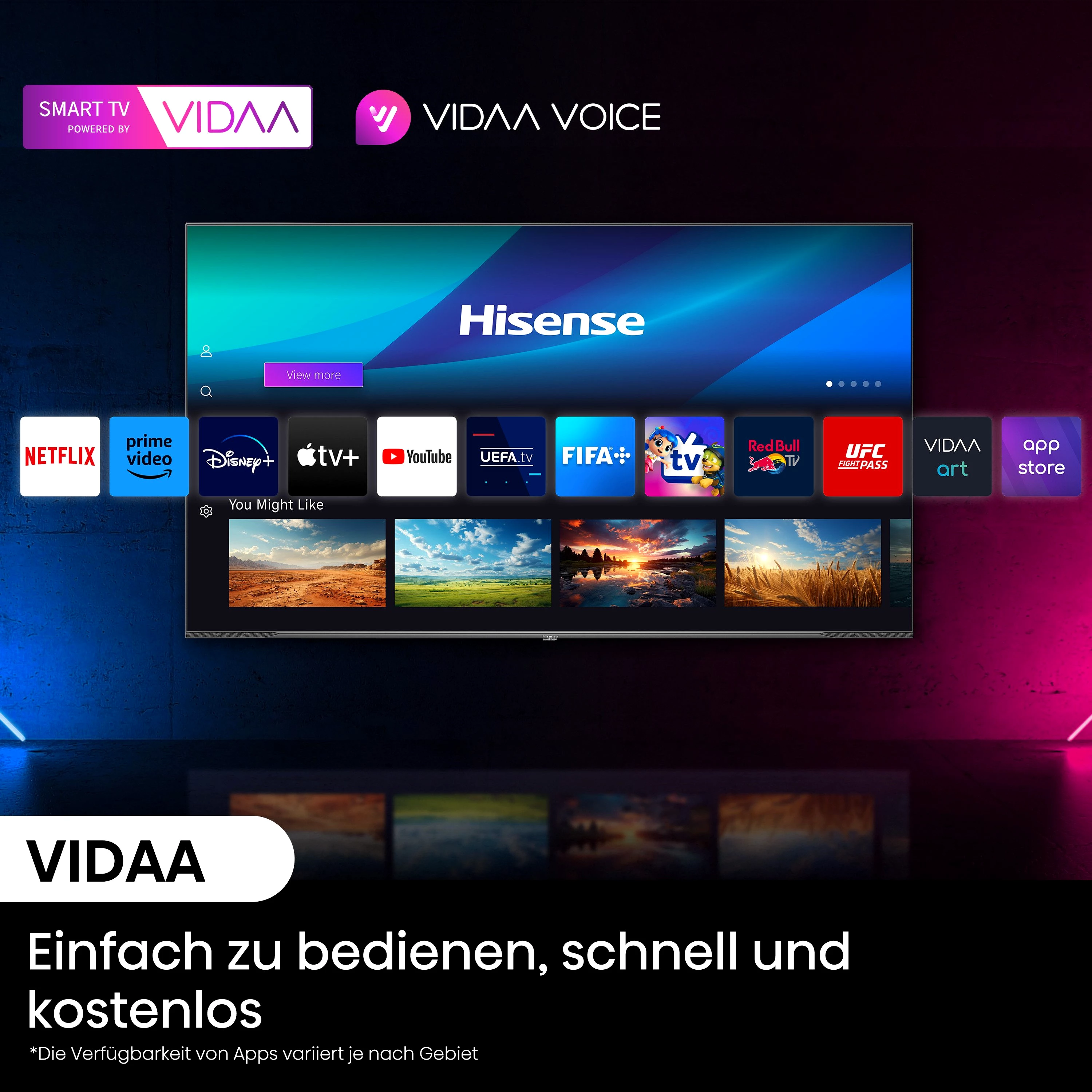 Hisense 100E77NQ PRO QLED-Fernseher (254 cm/100 Zoll, 4K Ultra HD, Smart-TV, 4K UHD, QLED)