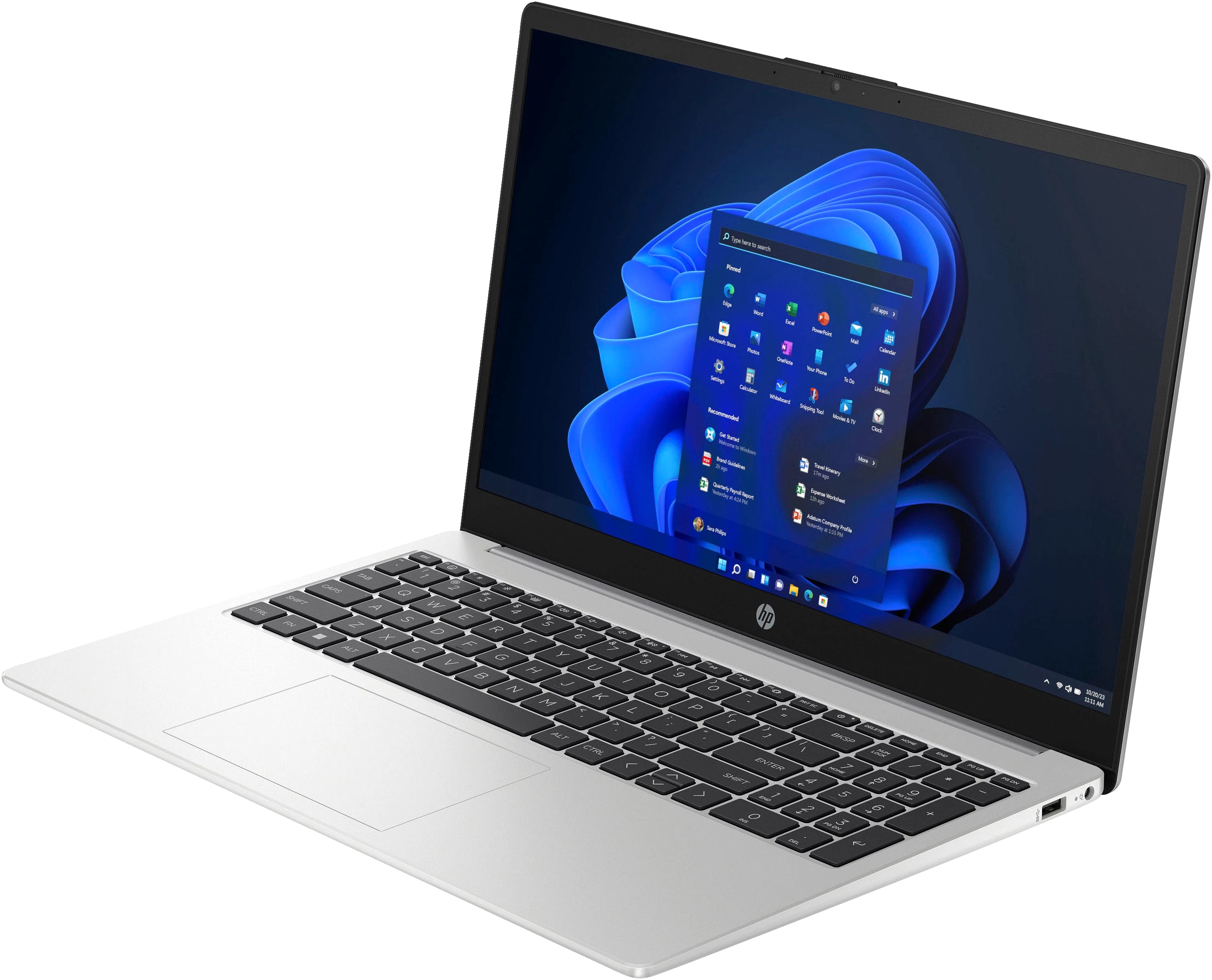 HP 255 G10 Notebook (39,6 cm/15,6 Zoll, AMD Ryzen 7 7730U, Radeon Graphics, 512 GB SSD)