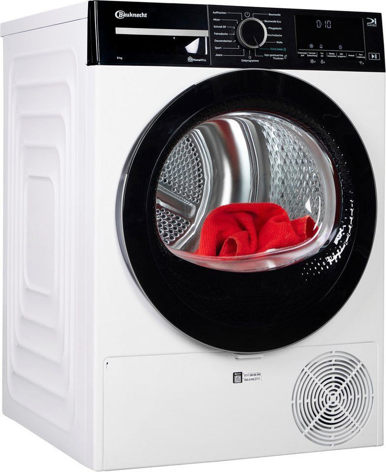 BAUKNECHT Wärmepumpentrockner TR Super Eco 8B, Intelligentes Trocknen dank Dynam
