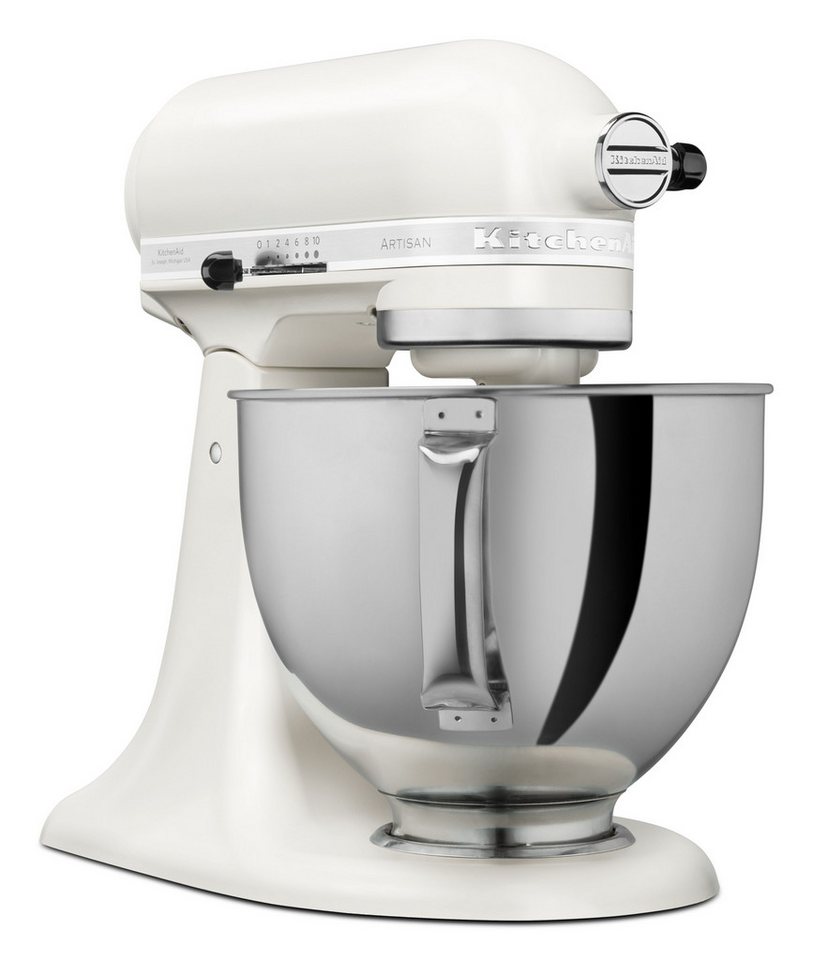 KitchenAid Küchenmaschine 5KSM125EPL+5KSM5GB+5KSMFGCA, 300 W, 4,8 l Schüssel, Se