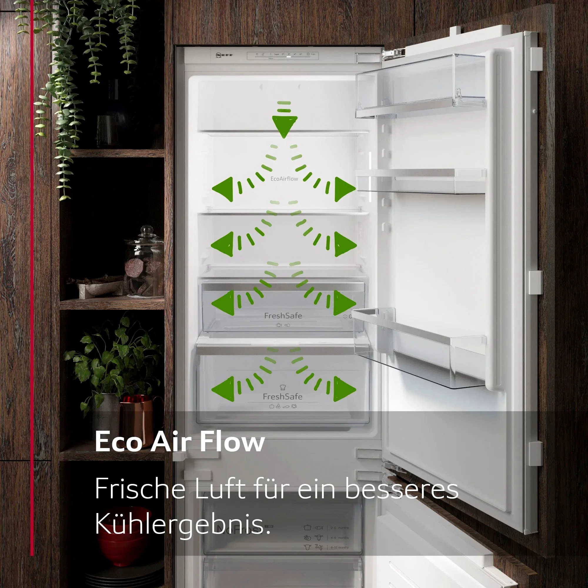 NEFF Einbaukühlgefrierkombination N 30 KI7861FE0, 177,2 cm hoch, 54,1 cm breit