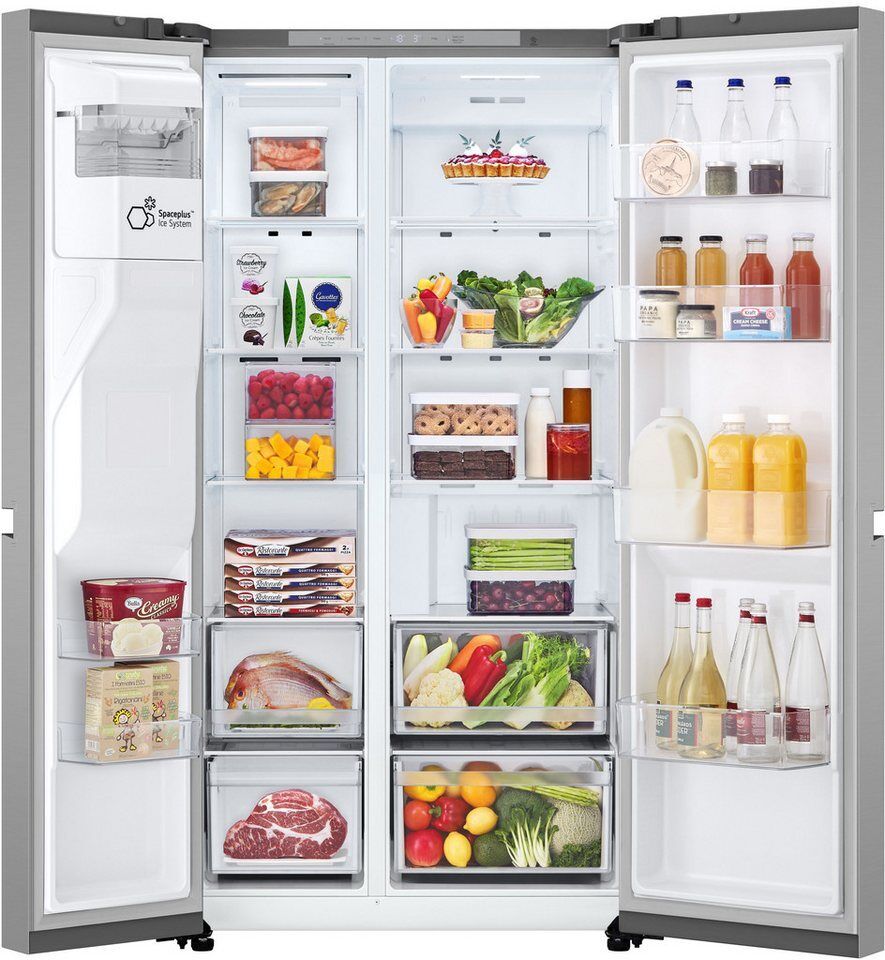 LG Side-by-Side GSLC40PYPE, 179 cm hoch, 91,3 cm breit, Total No Frost, LINEARCo