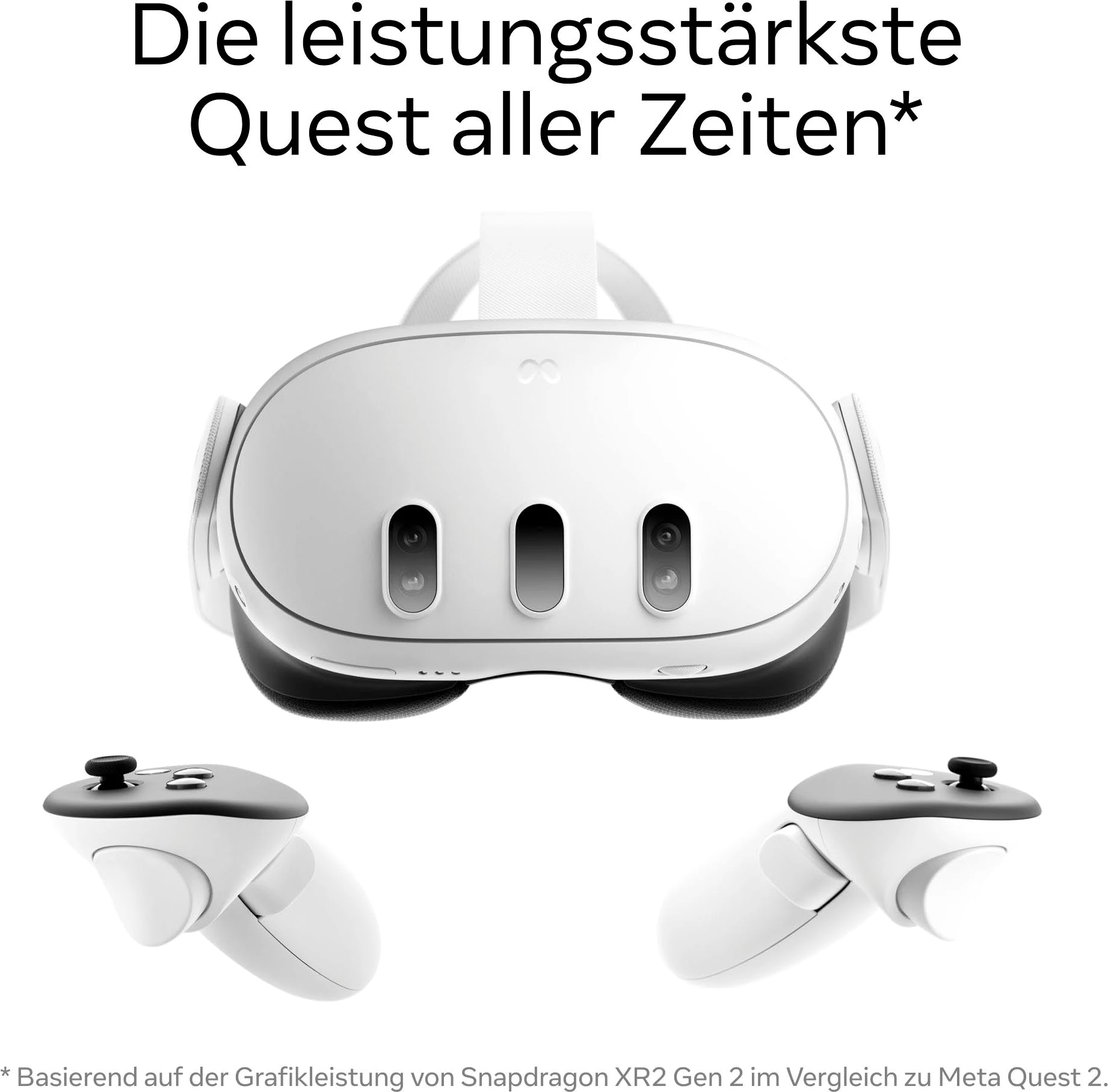 Meta Quest 3 Virtual-Reality-Brille (4128 x 2208 px, 120 Hz, LCD)