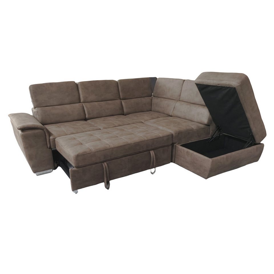 HTI-Living Ecksofa Ecksofa Sandy mit Ottomane rechts, Stück 1 Teile, Polsterecke