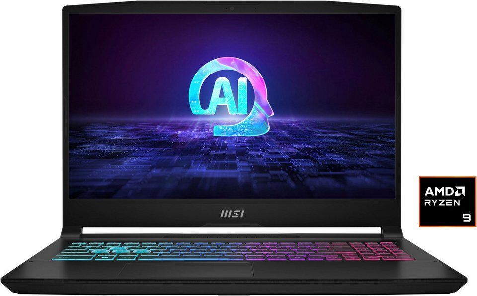 MSI Katana A15 AI B8VG-490 Gaming-Notebook (39,6 cm/15,6 Zoll, AMD Ryzen 9 8945H