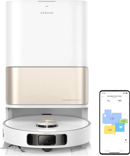 Dreame Saugroboter Saugroboter Dreame L10s Pro Ultra Heat mit Wischfunktion, beutellos