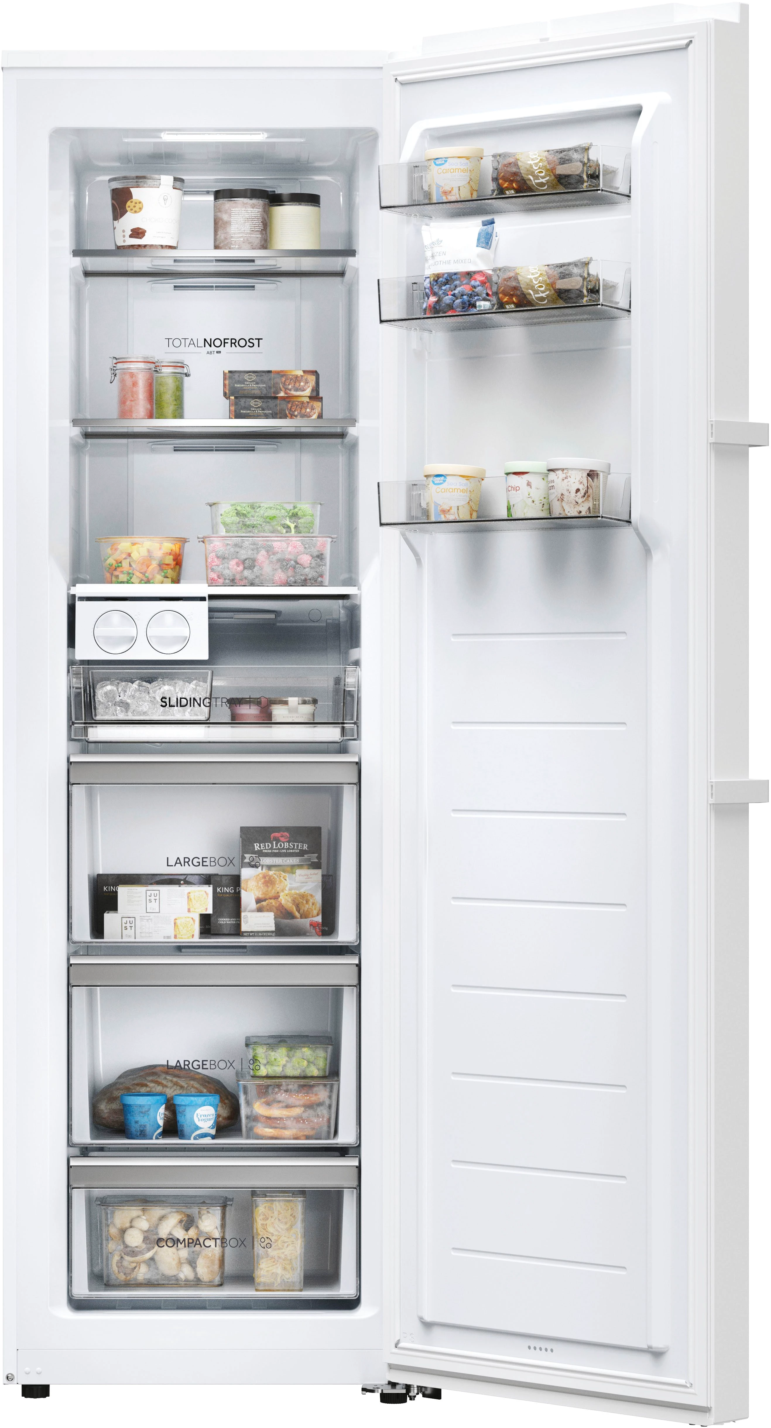 Haier Gefrierschrank H4F306WCH1, 190 cm hoch, 60 cm breit, TWIST ICE MAKER