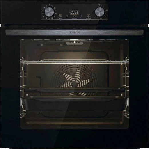 GORENJE Backofen-Set BLACKSET2, mit 1-fach-Teleskopauszug, Aqua Clean, AirFry-Funktion