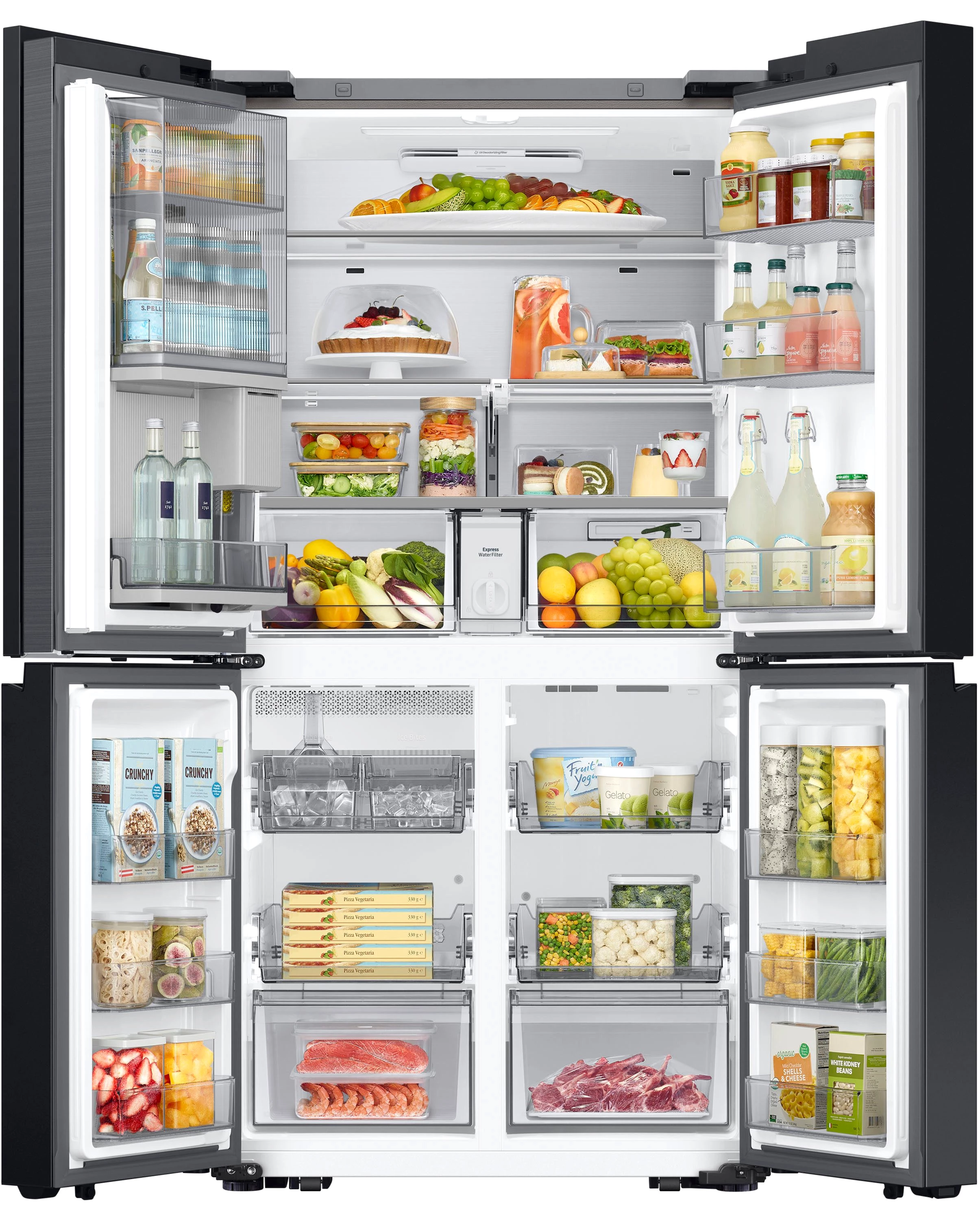 Samsung French Door RF9000 RF65DB970E22, 1853 cm hoch, 91,2 cm breit, 4-Türig