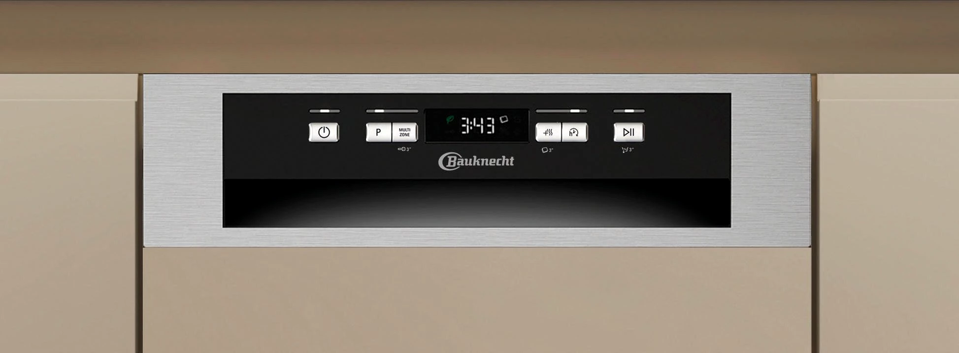 BAUKNECHT teilintegrierbarer Geschirrspüler BK4PC11BS7A0, 11 Maßgedecke, ActiveDry
