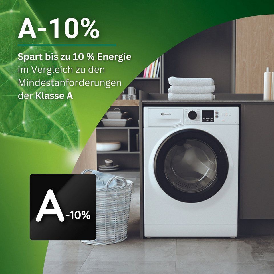 BAUKNECHT Waschmaschine Super Eco 948 A, 9 kg, 1400 U/min, 4 Jahre Herstellergar
