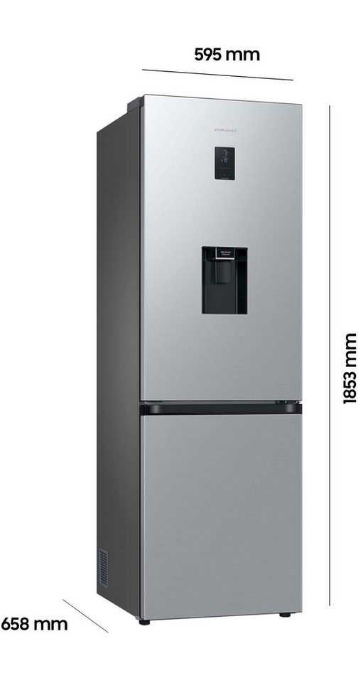 Samsung Kühl-/Gefrierkombination RL34C652CSA, 185,3 cm hoch, 59,5 cm breit, No F