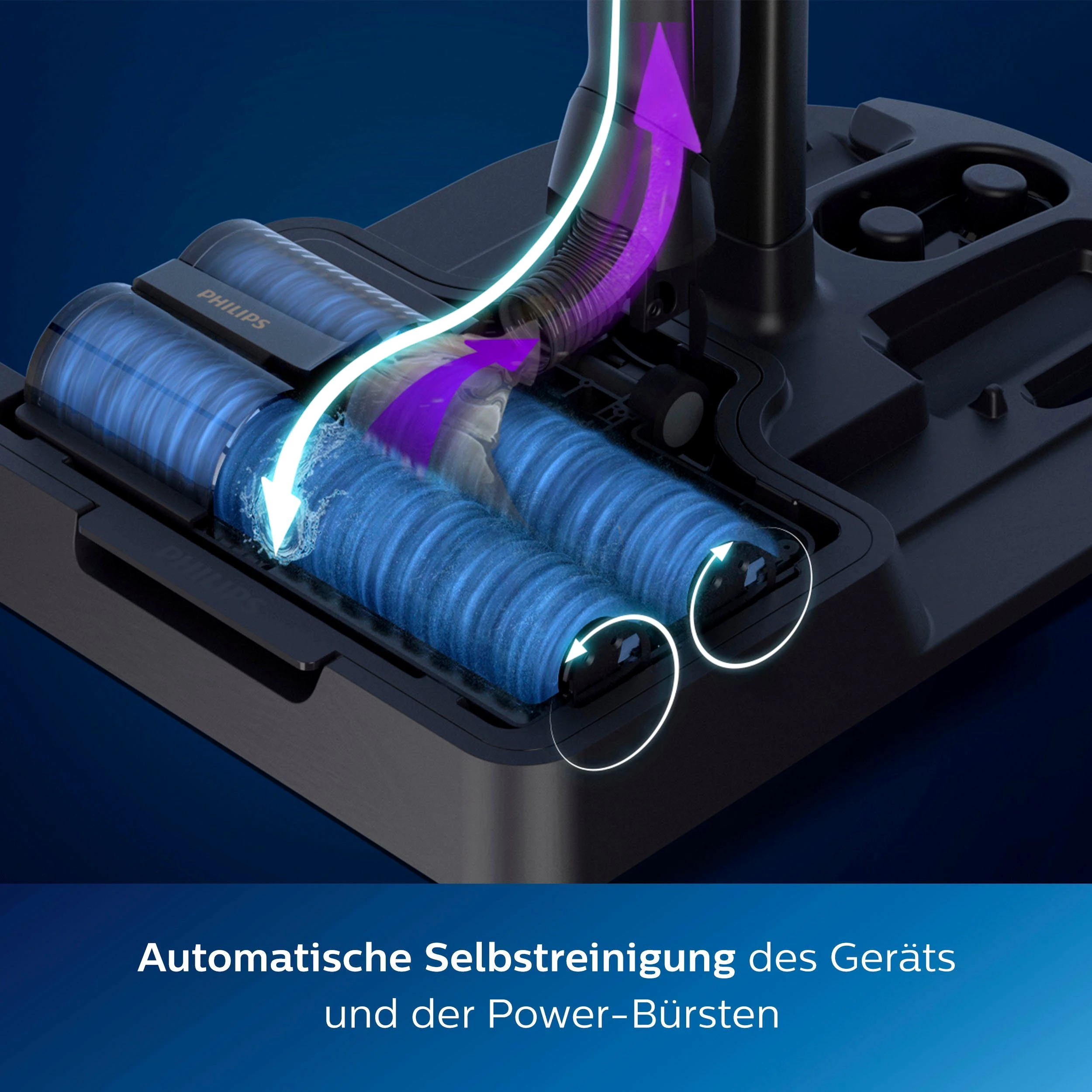 Philips Nass-Trocken-Akkusauger AquaTrio Cordless 9000 Series XW9383