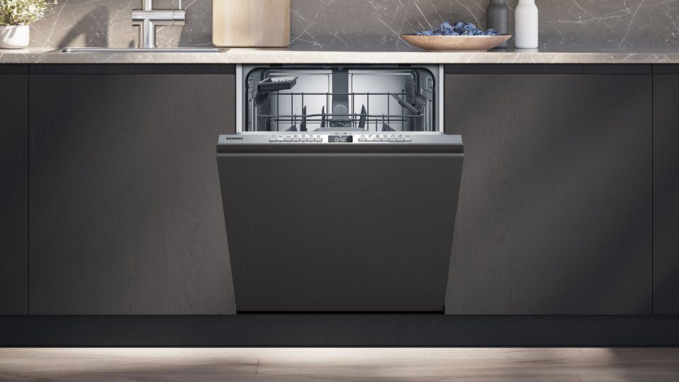 SIEMENS vollintegrierbarer Geschirrspüler iQ300 SN63EX04TE, 13 Maßgedecke, Autom