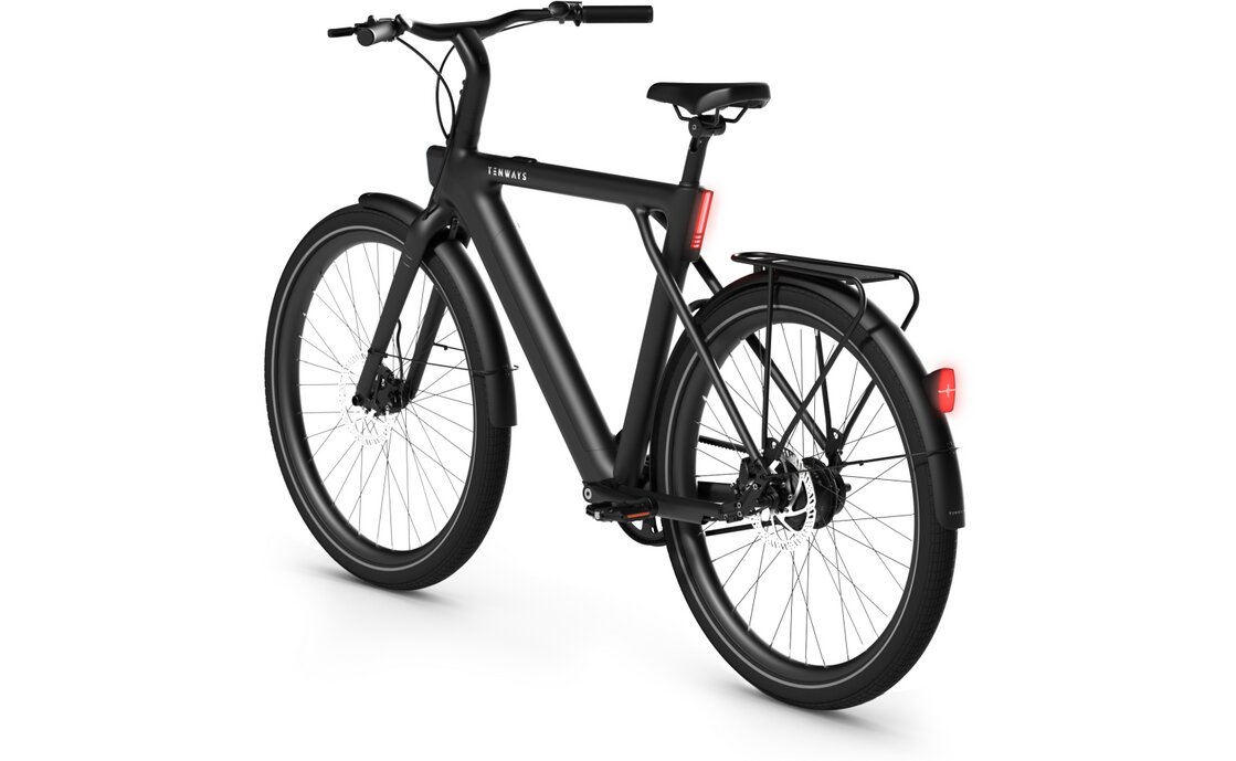 TENWAYS CGO009 - 374 Wh - 28 Zoll - Diamant - 2026 Schwarz