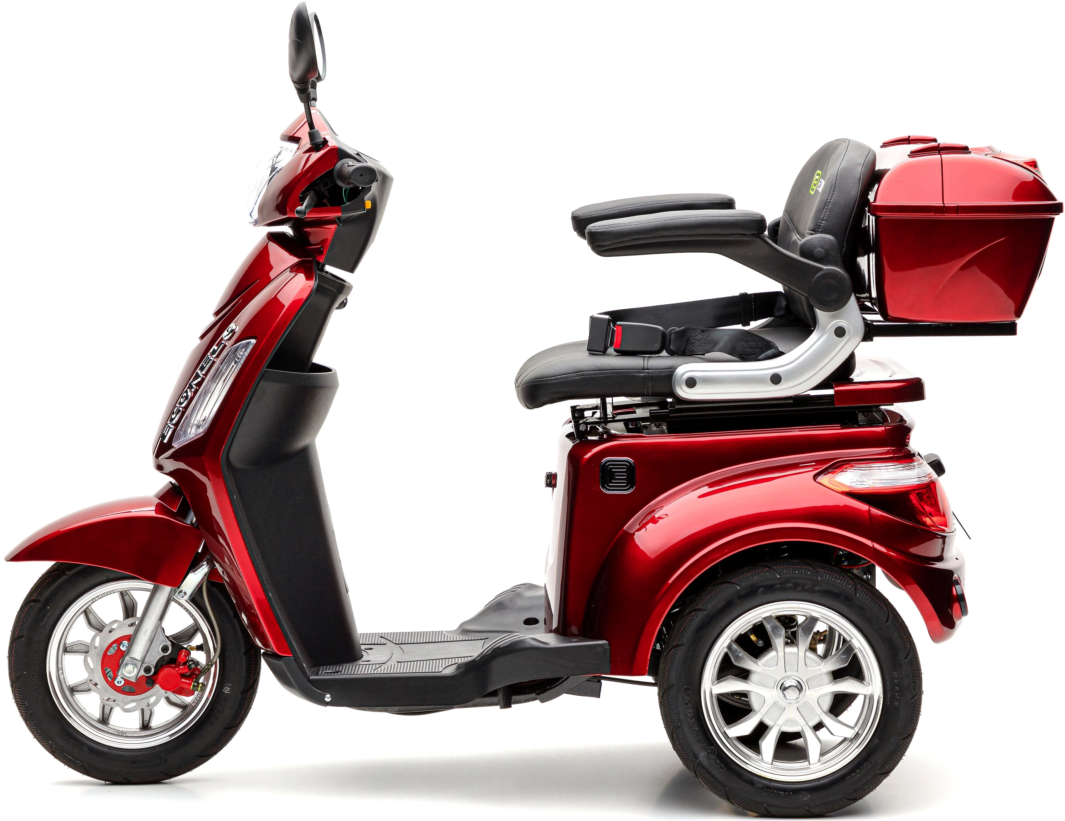 ECONELO Elektromobil Seniorenmobil BILLY, 1000 W, 25 km/h, (mit Topcase)