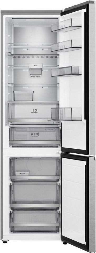 LG Kühl-/Gefrierkombination GBBS726AMB, 203 cm hoch, 59,5 cm breit, Fit&Max: Vol