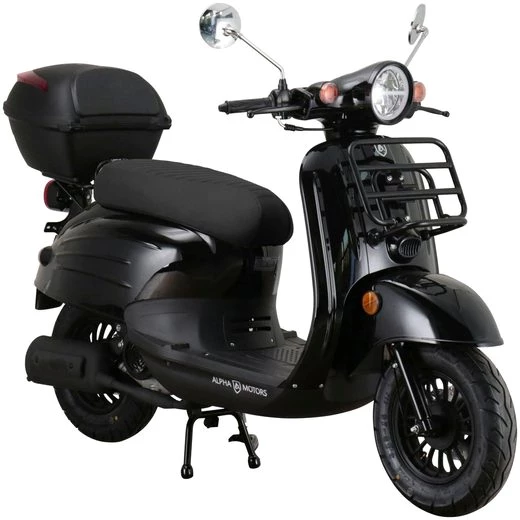 Alpha Motors Motorroller Adria, 50 ccm, 45 km/h, Euro 5, (Set, mit Topcase), mit Lenkerschloss