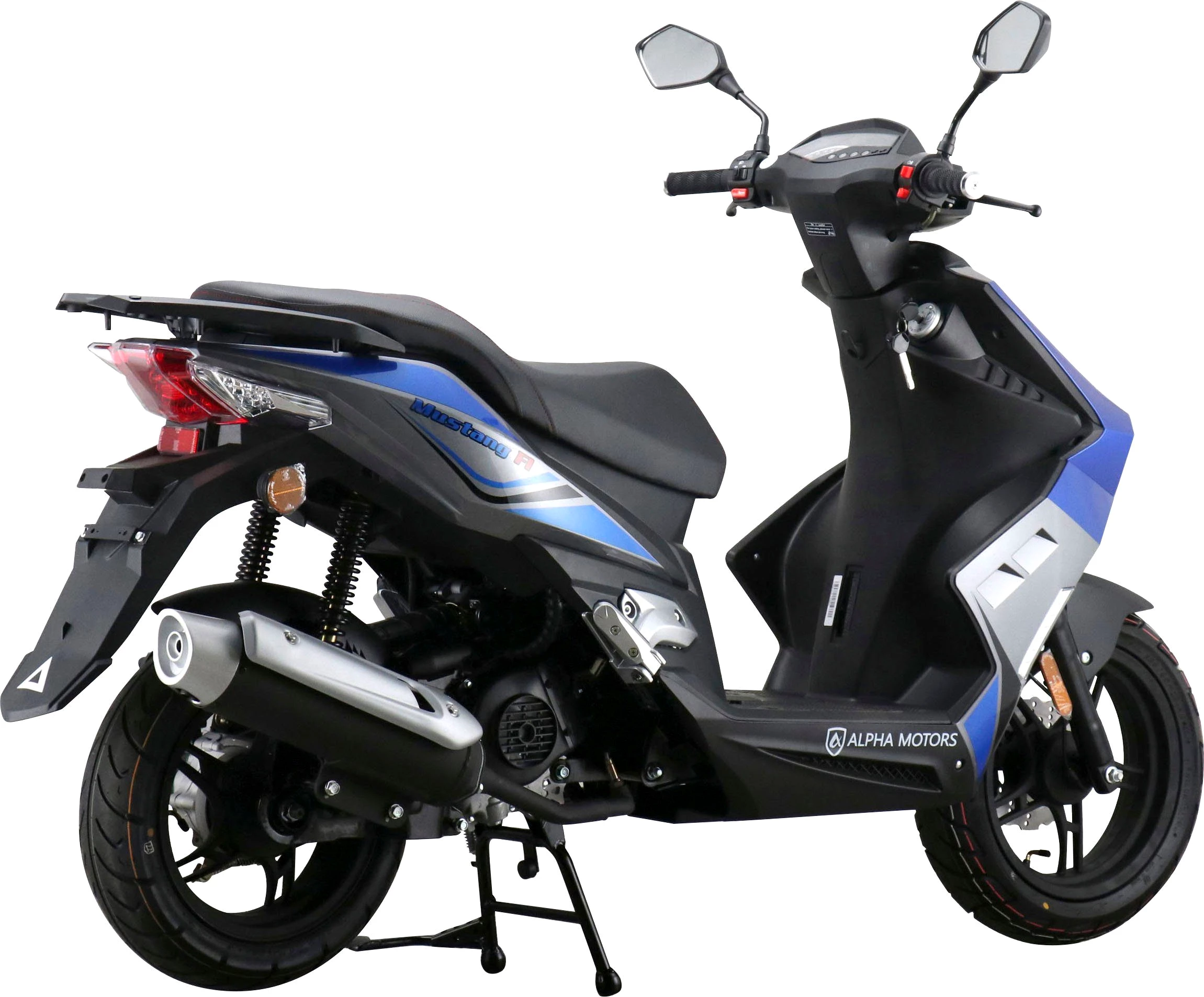 ALPHA MOTORS Motorroller Mustang FI 50 ccm, 45 km/h, Euro 5, mit USB-Anschluss und Lenkerschloss