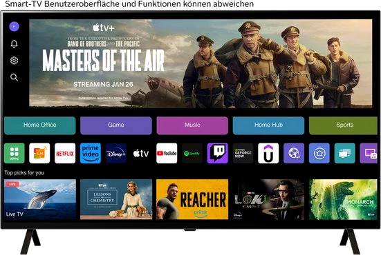 LG OLED65B42LA OLED-Fernseher (164 cm/65 Zoll, 4K Ultra HD, Smart-TV)