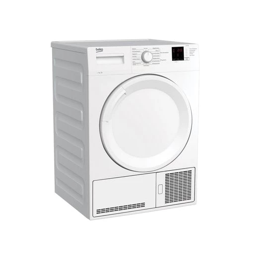 BEKO Kondenstrockner DCU7330N1, 7 kg, Trommelinnenbeleuchtung, Allergikergeeignet