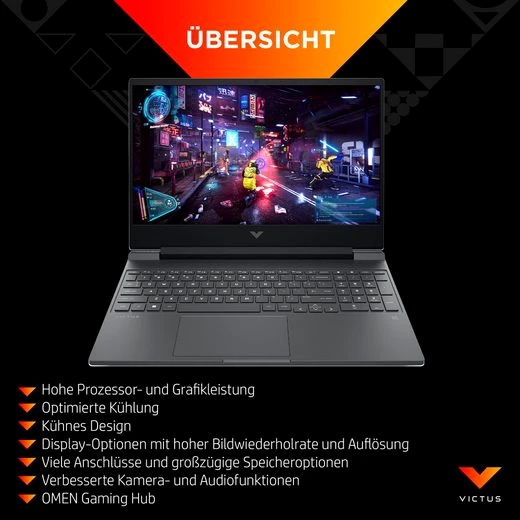 HP VICTUS 15-fb2252ng Gaming-Notebook