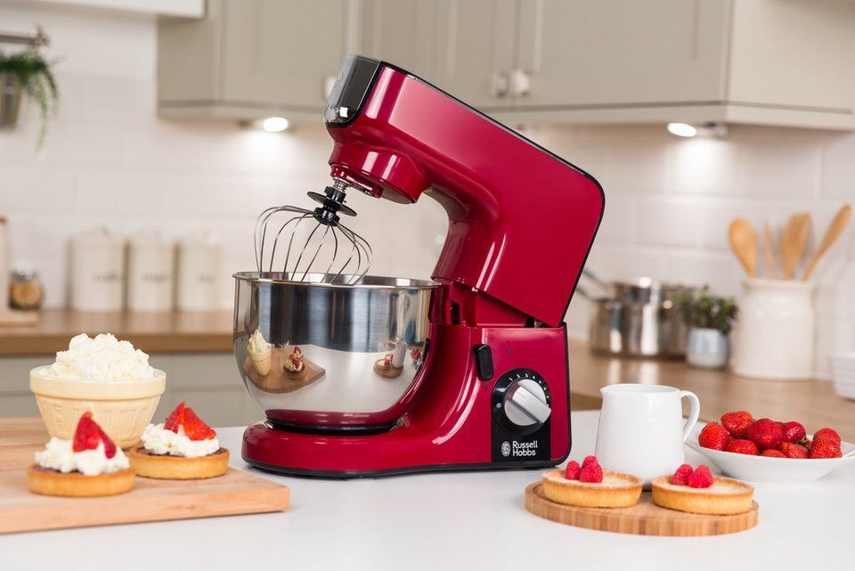 RUSSELL HOBBS Küchenmaschine 23480-56 Multi Desire Rot, 1000 W, 5 l Schüssel, Kn