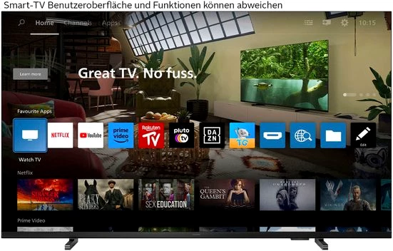 Philips 55PUS7609/12 LED-Fernseher (139 cm/55 Zoll, 4K Ultra HD, Smart-TV)