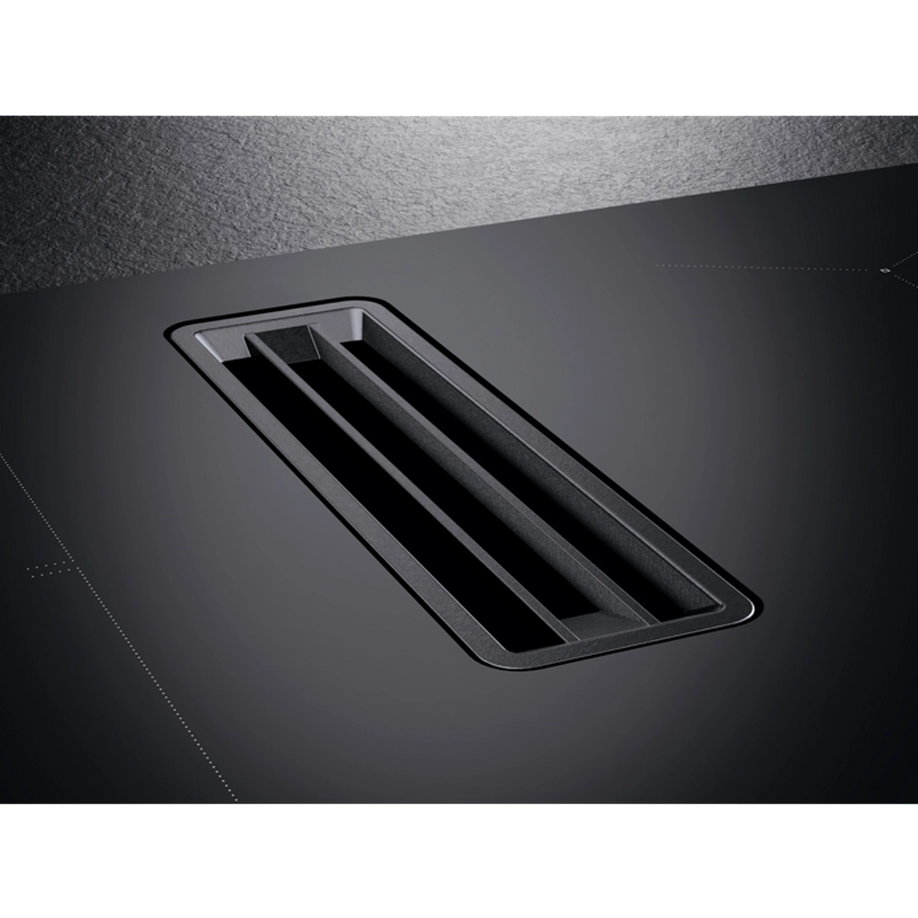 AEG Kochfeld mit Dunstabzug CCE84543CB, Power-Funktion, OptiHeat Control