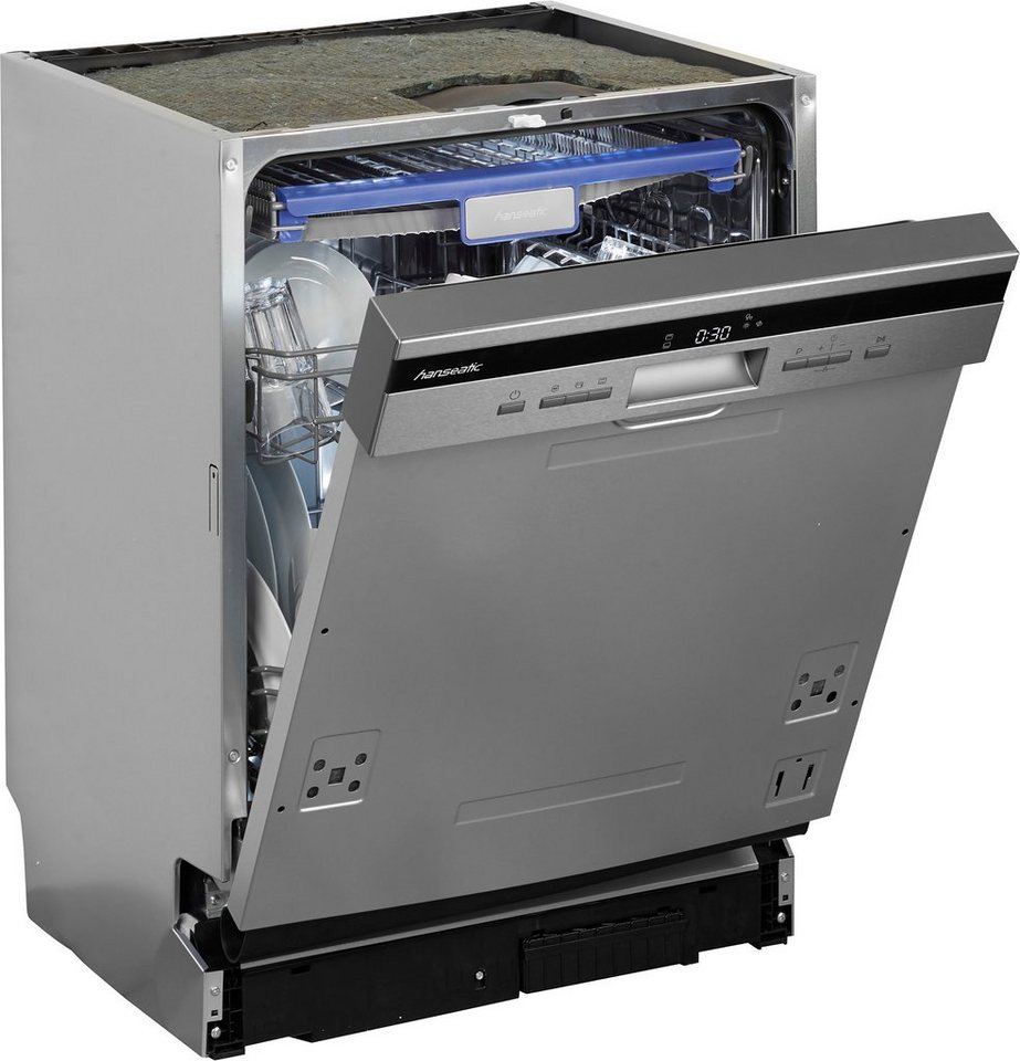 Hanseatic teilintegrierbarer Geschirrspüler HGTI6082C14T7735ES, 14 Maßgedecke, t