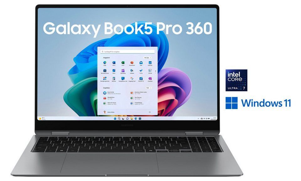 Samsung Galaxy Book5 Pro 360 16'' (NP960Q) Ultra7 32 GB + 1 TB Convertible Noteb