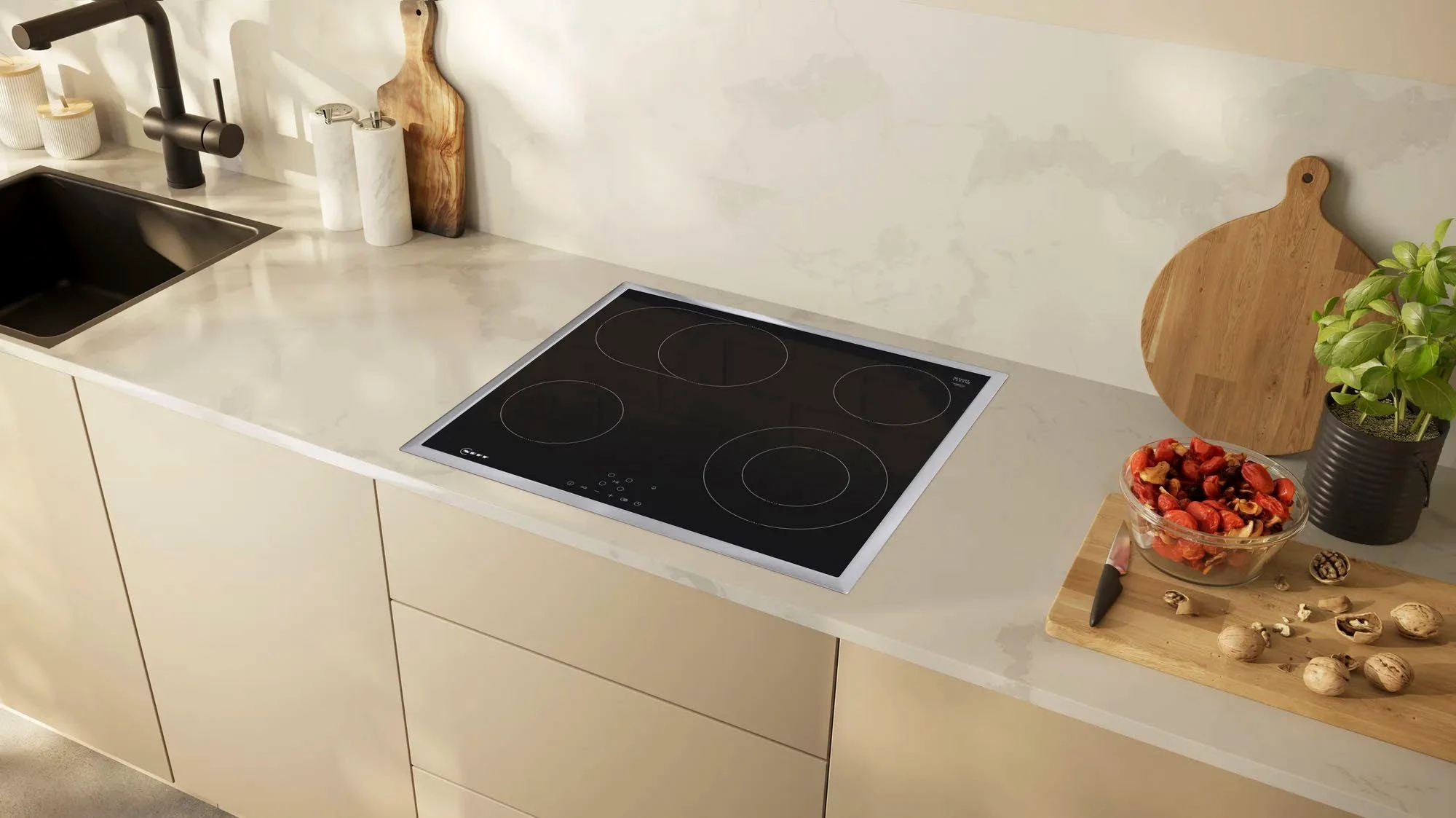 NEFF Backofen-Set N 30/N 50 BX16B, mit Teleskopauszug nachrüstbar