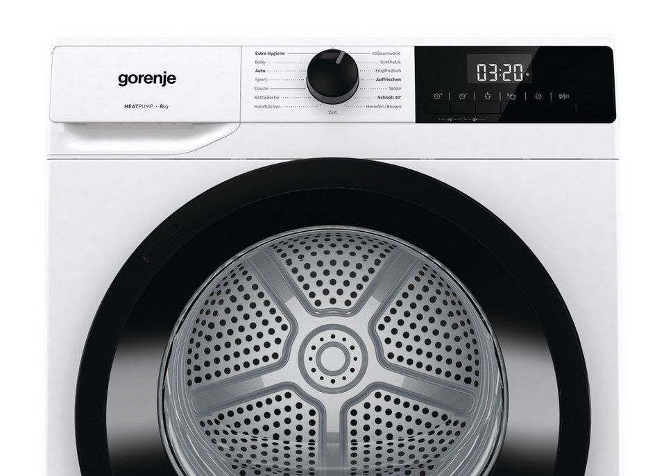 GORENJE Wärmepumpentrockner DHNE 83, TwinAir - für gleichmäßiges Trocknen