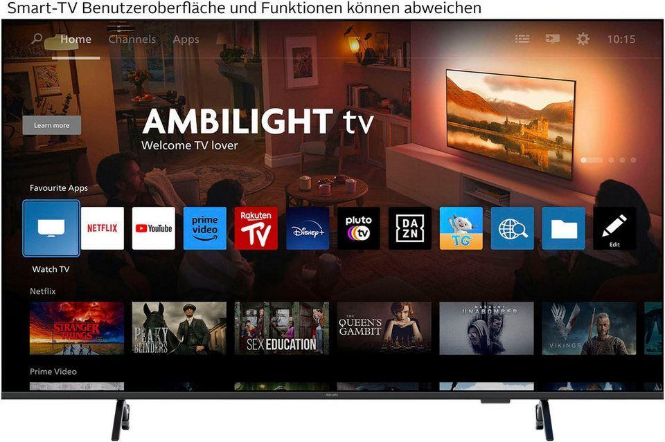 Philips 65PUS8000/12 LED-Fernseher (164 cm/65 Zoll, 4K Ultra HD, Smart-TV)