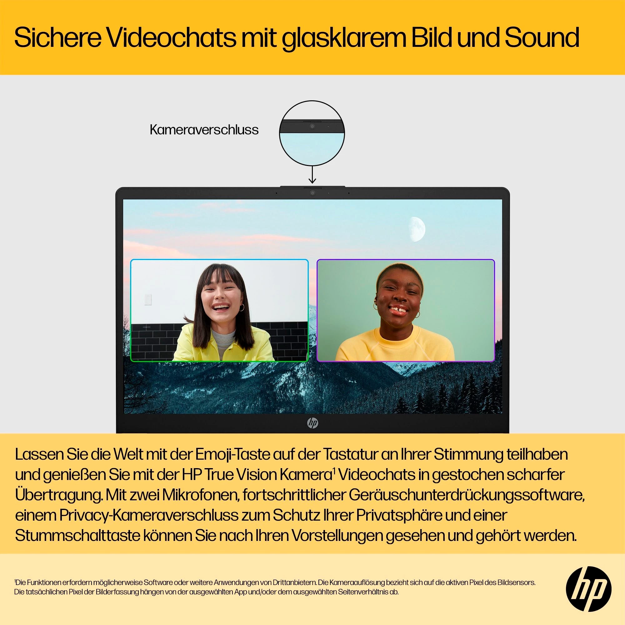 HP 15-fc0230ng Notebook (39,6 cm/15,6 Zoll, AMD Ryzen 3 7320U, Radeon Graphics, 512 GB SSD)