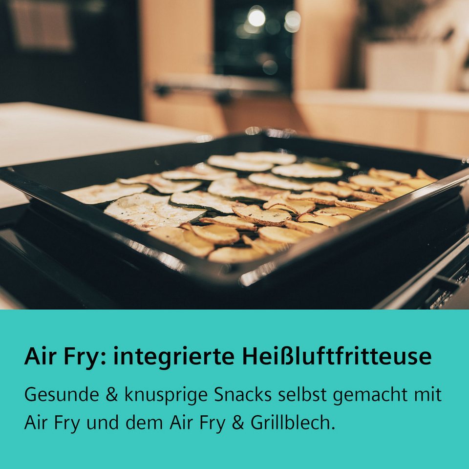 SIEMENS Pyrolyse Backofen iQ300 HB572ABS3, mit Teleskopauszug nachrüstbar, Pyrol