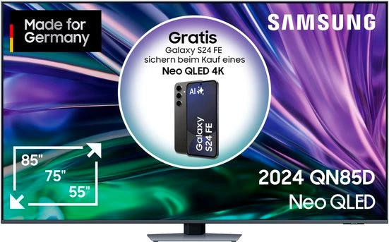 Samsung GQ75QN85DBT QLED Mini LED-Fernseher