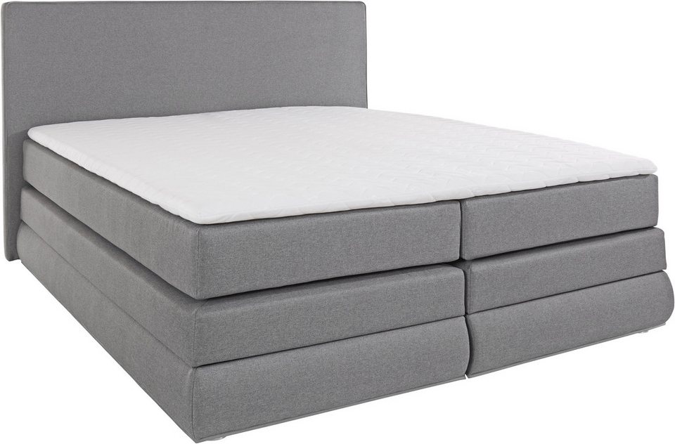 COLLECTION AB Boxspringbett Ninoni, inkl. Bettkasten, Topper und wahlweise mit L